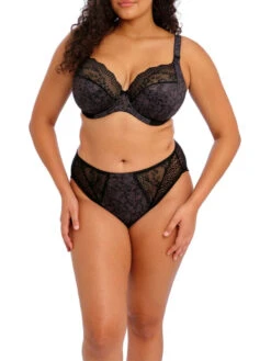 ELOMI Lucie Plunge Bra - Black -FREYA Shop braforme elomi lucie EL4490 BLK 2f