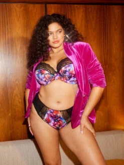 ELOMI Lucie Plunge Bra - Cherry Blossom -FREYA Shop braforme elomi lucie EL4490 CBM 4l