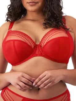 ELOMI Matilda Plunge Bra - Haute Red