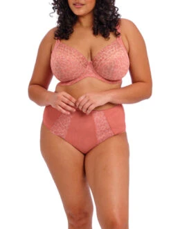 ELOMI Matilda Plunge Bra - Rose Leo -FREYA Shop braforme elomi matilda EL8900 ROO 2f