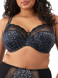 ELOMI Morgan Printed Full Cup Bra - Snow Leopard
