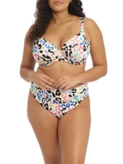 ELOMI Party Bay Plunge Bikini Top - Multi -FREYA Shop braforme elomi party 20bay 801402 mui full