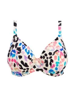 ELOMI Party Bay Plunge Bikini Top - Multi -FREYA Shop braforme elomi party 20bay 801402 mui plain