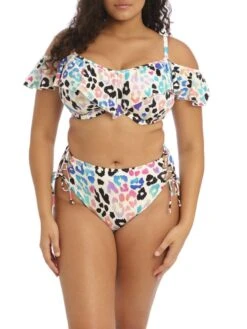 ELOMI Party Bay Ruffle Bikini Top - Multi -FREYA Shop braforme elomi party 20bay 801406 mui full