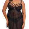 ELOMI Sachi Babydoll - Black -FREYA Shop braforme elomi sachi EL4351 BLK f
