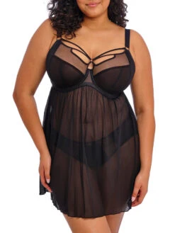 ELOMI Sachi Babydoll - Black