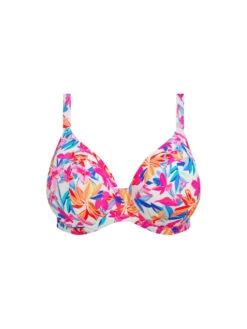 ELOMI Savaneta Plunge Bikini Top - White -FREYA Shop braforme elomi savaneta ES801302 WHE c