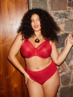 ELOMI Smooth Moulded T-Shirt Bra - Haute Red -FREYA Shop braforme elomi smooth EL4301 HAD l