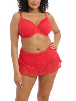 ELOMI Bazaruto Adjustable Skirted Bikini Brief -FREYA Shop braforme elomi swimwear bazaruto bikini brief es800683 sut sunset full