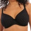 ELOMI Bazaruto Plunge Bikini Top - Black -FREYA Shop braforme elomi swimwear bazaruto bikini top es800602 blk black f