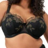 ELOMI Teagan Half Cup Bra - Black/Almond 1 ELOMI Teagan Half Cup Bra - Black/Almond -FREYA Shop braforme elomi teagan EL302615 ALM f