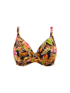 ELOMI Tiger Valley Plunge Bikini Top - Black -FREYA Shop braforme elomi tiger valley ES802302 BLK c