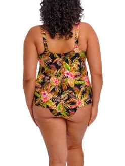 ELOMI Tiger Valley Tankini Top - Black -FREYA Shop braforme elomi tiger valley ES802361 BLK 2b