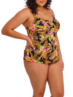 ELOMI Tiger Valley Tankini Top - Black -FREYA Shop braforme elomi tiger valley ES802361 BLK 2s