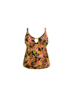 ELOMI Tiger Valley Tankini Top - Black -FREYA Shop braforme elomi tiger valley ES802361 BLK c
