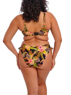 ELOMI Tiger Valley High Leg Bikini Brief -FREYA Shop braforme elomi tiger valley ES802385 BLK 2b