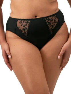 ELOMI Zarla High Leg Brief -FREYA Shop braforme elomi zarla EL302553 BLK f