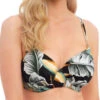 FANTASIE Bamboo Grove Gathered Full Cup Bikini Top - Jet