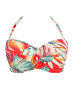 FANTASIE Bamboo Grove Twist Bandeau Bikini Top - Hot Chilli -FREYA Shop braforme fantasie 501609 hot c