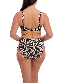 FANTASIE Aruba Nights Full Cup Bikini Top - Black & Cream -FREYA Shop braforme fantasie aruba nights FS505305 LAC 2b
