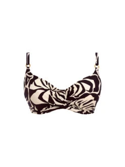 FANTASIE Aruba Nights Full Cup Bikini Top - Black & Cream -FREYA Shop braforme fantasie aruba nights FS505305 LAC c