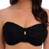 FANTASIE Beach Waves Bandeau Bikini Top - Black 1 FANTASIE Beach Waves Bandeau Bikini Top - Black -FREYA Shop braforme fantasie beach waves FS502210 BLK f