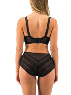 FANTASIE Devote Side Support Plunge Bra - Black -FREYA Shop braforme fantasie devote FL102436 BLK 2b