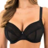FANTASIE Devote Side Support Plunge Bra - Black -FREYA Shop braforme fantasie devote FL102436 BLK f