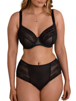FANTASIE Devote Side Support Plunge Bra - Black -FREYA Shop braforme fantasie devote FL102436 BLK l