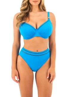 FANTASIE East Hampton Gathered Full Cup Bikini Top - Blue Diamond -FREYA Shop braforme fantasie east hampton FS502801 BDA 2f
