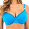 FANTASIE East Hampton Gathered Full Cup Bikini Top - Blue Diamond -FREYA Shop braforme fantasie east hampton FS502801 BDA f