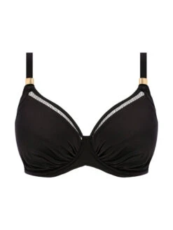 FANTASIE East Hampton Gathered Full Cup Bikini Top - Black 13 FANTASIE East Hampton Gathered Full Cup Bikini Top - Black -FREYA Shop braforme fantasie east hampton FS502801 BLK c