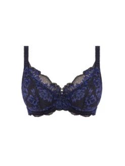 FANTASIE Emmaline Padded Plunge Bra - Midnight -FREYA Shop braforme fantasie emmaline FL102714 MIH c