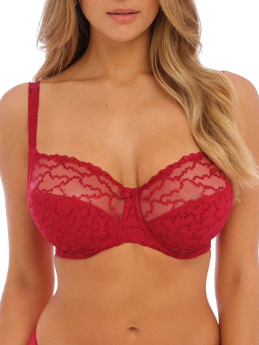FANTASIE Ana Side Support Bra - Red 3 FANTASIE Ana Side Support Bra - Red