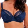 FANTASIE Fusion Lace Plunge Bra - French Navy -FREYA Shop braforme fantasie fusion lace FL102314 FRY f