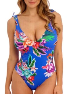 FANTASIE Halkidiki Plunge Swimsuit - Ultramarine