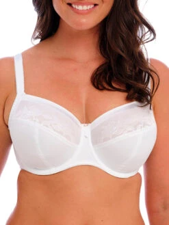 FANTASIE Illusion Full Cup Side Support Bra - White