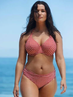 FANTASIE Koh Lipe Halter Bikini Top - Radiant Red -FREYA Shop braforme fantasie koh lipe FS504604 ADI l