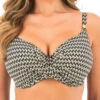 FANTASIE Koh Lipe Full Cup Bikini Top - Black & Cream -FREYA Shop braforme fantasie koh lipe FS504605 LAC f