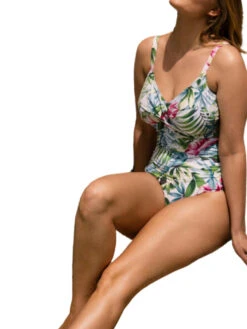 FANTASIE Langkawi Twist Front Swimsuit - White -FREYA Shop braforme fantasie langkawi FS501731 l