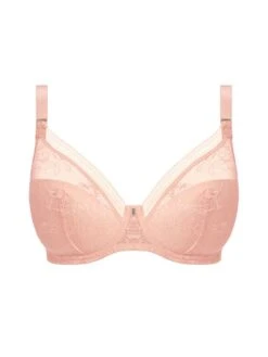 FANTASIE Fusion Lace Plunge Bra - Blush -FREYA Shop braforme fantasie lingerie fusion lace fl102314 blh p