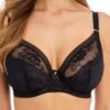 FANTASIE Fusion Lace Plunge Bra - Black -FREYA Shop braforme fantasie lingerie fusion lace fl102314 blk f
