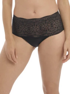 FANTASIE Lace Ease Invisible Stretch Full Brief -FREYA Shop braforme fantasie lingerie lace ease fl2330 blk f