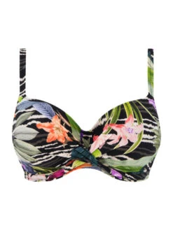 FANTASIE Maldives Full Cup Bikini Top - Black Tropical -FREYA Shop braforme fantasie maldives FS504105 BLC c
