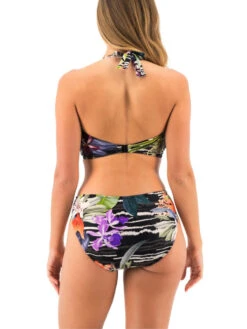 FANTASIE Maldives Twist Bandeau Bikini Top - Black Tropical 10 FANTASIE Maldives Twist Bandeau Bikini Top - Black Tropical -FREYA Shop braforme fantasie maldives FS504109 BLC 2b