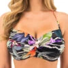 FANTASIE Maldives Twist Bandeau Bikini Top - Black Tropical -FREYA Shop braforme fantasie maldives FS504109 BLC f