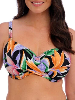 FANTASIE Mykonos Cove Full Cup Bikini Top - Black