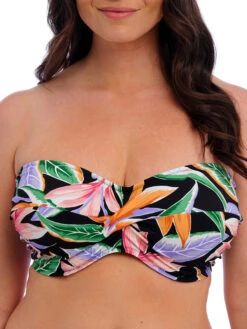 FANTASIE Mykonos Cove Bandeau Bikini Top - Black