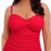FANTASIE Ottawa Twist Front Tankini Top - Radiant Red -FREYA Shop braforme fantasie ottawa FS6356 ADI f