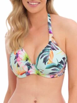 FANTASIE Paradiso Halter Bikini Top - Soft Mint